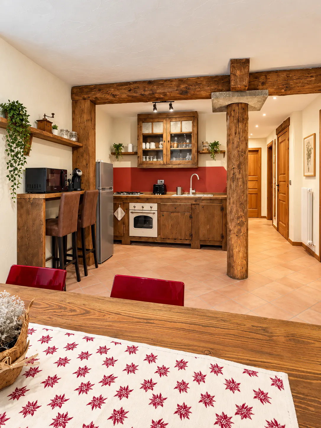 Vista della cucina